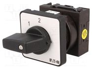 Switch: step cam switch; Stabl.pos: 3; 20A; 0-1-2; for building in EATON ELECTRIC