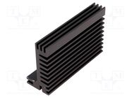 Heatsink: extruded; TO220,TOP3; black; L: 84mm; W: 55mm; H: 28mm FISCHER ELEKTRONIK