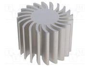 Heatsink; LED; Ø: 70mm; H: 50mm FISCHER ELEKTRONIK