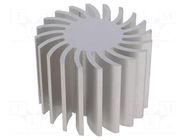 Heatsink; LED; Ø: 70mm; H: 50mm FISCHER ELEKTRONIK