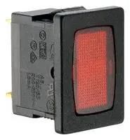 NEON INDICATOR, 250VAC, RED, QC