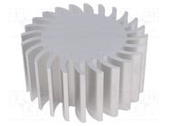 Heatsink; LED; Ø: 105mm; H: 50mm FISCHER ELEKTRONIK