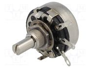 Potentiometer: shaft; single turn; 1.5kΩ; 2W; ±20%; soldered; 6mm TELPOD