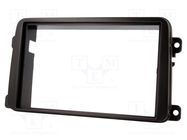 Radio frame; VW; 2 DIN; black PER.PIC.