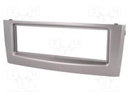 Radio frame; Fiat; 1 DIN; metallic anthracite ACV