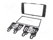 Radio frame; Toyota; 2 DIN; black COMPOTECH