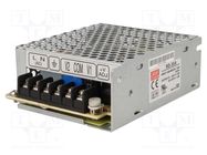 Power supply: switching; for building in,modular; 32W; 5VDC; 79% MEAN WELL