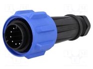 Connector: circular; plug; male; PIN: 10; Buccaneer 900; for cable BULGIN