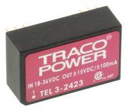 CONVERTER, DC-DC, +/-15V, 3W