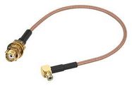 CABLE, R/A MCX PLUG-SMA JACK, 152.4MM