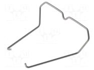 Fastening clip; metal; 29mm; PT SCHRACK