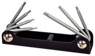 HEX KEY SET, METAL FOLDING STAR, 7PCS