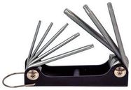 HEX KEY SET, METAL FOLDING STAR, 8PCS