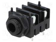 Connector: Jack 6,3mm; socket; female; mono; ways: 2; angled 90° CLIFF