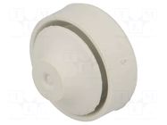 Grommet; EPDM; light grey; Panel thick: 0.5÷2mm; Øcable: 4÷7mm FIBOX