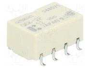 Relay: electromagnetic; DPDT; Ucoil: 12VDC; Icontacts max: 1A; G6K OMRON Electronic Components