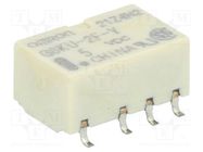 Relay: electromagnetic; DPDT; Ucoil: 5VDC; Icontacts max: 1A; G6K OMRON Electronic Components