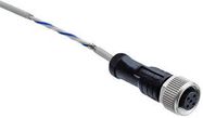 SENSOR CORD, 2P M12 RCPT-FREE END, 1M