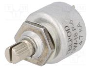 Potentiometer: shaft; single turn; 4.7kΩ; 1W; ±20%; 4mm; linear; THT TELPOD