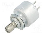 Potentiometer: shaft; single turn; 470Ω; 1W; ±20%; 6mm; linear; THT TELPOD