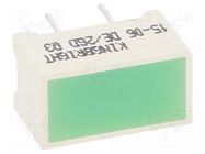 LED backlight; green; Lens: diffused,green; λd: 568nm; 9÷52mcd KINGBRIGHT ELECTRONIC