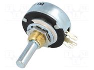 Potentiometer: shaft; single turn; 470Ω; 2W; ±10%; 6mm; wirewound TELPOD