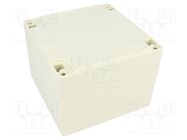 Enclosure: multipurpose; X: 120mm; Y: 120mm; Z: 90mm; ABS; IP65 COMBIPLAST