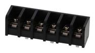 PCB MOUNT BARRIER, 6POS, 8-20AWG