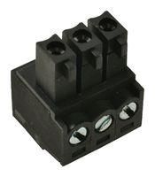 TERMINAL BLOCK, PLUGGABLE, 3WAY, 16AWG