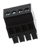 TERMINAL BLOCK, PLUGGABLE, 4WAY, 16AWG