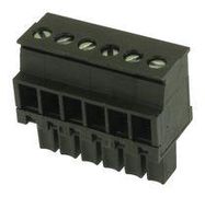 TERMINAL BLOCK, PLUGGABLE, 6WAY, 16AWG