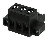 TERMINAL BLOCK, PLUGGABLE, 3WAY, 12AWG