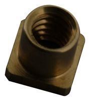 THREADED INSERT, BRASS, 2.9MM, 4-40 UNC