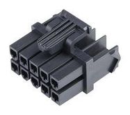 CONNECTOR HOUSING, RCPT, 10POS, 4.2MM