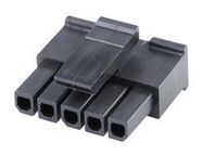 CONNECTOR HOUSING, RCPT, 5POS, 3MM