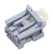 CONNECTOR HOUSING, RCPT, 4POS, BLACK