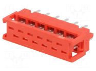 Connector: Micro-MaTch; adapter; PIN: 12; IDC,THT; 2x6; bulk; 1.27mm TE Connectivity