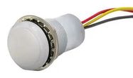 PANEL INDICATOR, GRN/YEL, 17.46MM, 30VDC