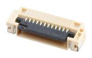 CONN, FPC, R/A RCPT, 12POS, 1ROW, 0.5MM