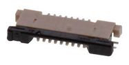 FPC CONN, R/A RCPT, 8POS, 1ROW, 0.5MM