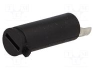 Adapter; cylindrical fuses; 6.3x32mm; 10A; 250V; -25÷70°C LITTELFUSE