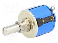 Potentiometer: shaft; multiturn; 50kΩ; 2W; ±5%; 6.35mm; linear; IP40 BOURNS