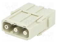 Connector: HDC; module; male; Han-Modular®; PIN: 3; screw terminal HARTING