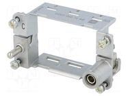 Frame for modules; size 10B; Han-Modular®; Modules: 3; 57x27mm HARTING
