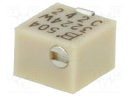 Potentiometer: mounting; multiturn; 500kΩ; 250mW; SMD; ±10%; linear BOURNS