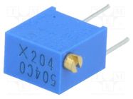 Potentiometer: mounting; multiturn; 200kΩ; 250mW; ±10%; linear BOURNS