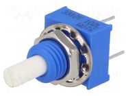 Potentiometer: shaft; single turn; 1kΩ; ±20%; 0.25W; linear; 3.18mm BOURNS