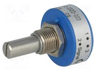 Potentiometer: shaft; single turn; 10kΩ; ±20%; 1W; linear; 6.35mm VISHAY