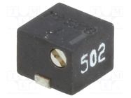 Potentiometer: mounting; horizontal,multiturn; 5kΩ; 250mW; SMD SR PASSIVES