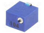 Potentiometer: mounting; vertical,multiturn; 100kΩ; 250mW; SMD SR PASSIVES